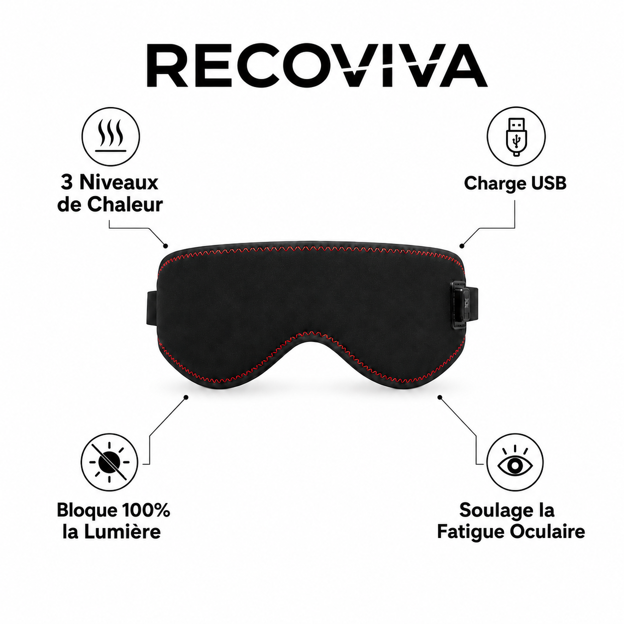 Masque Chauffant pour les Yeux